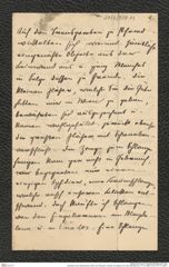 Nachlass Franz Steindachner, Brief von Prinzessin Therese von Bayern an Franz Steindachner (14.12.1898), Inv.Nr. 537.01, Seite 1